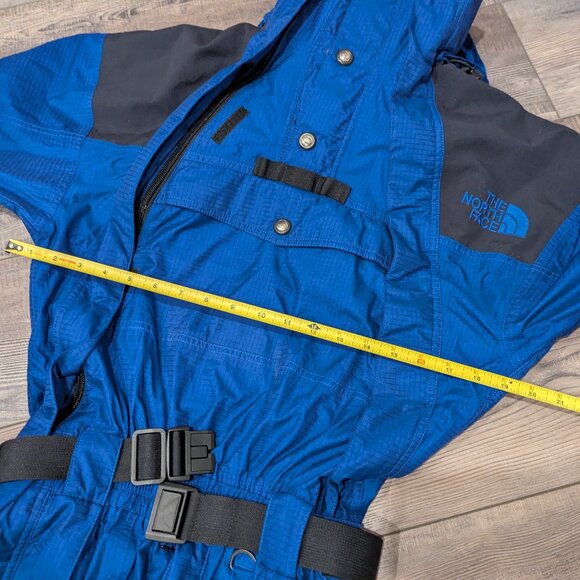 The North Face Mens Vintage One-Piece Gore-Tex Classic Ski Snow Suit Blue XS - Picture 12 of 15